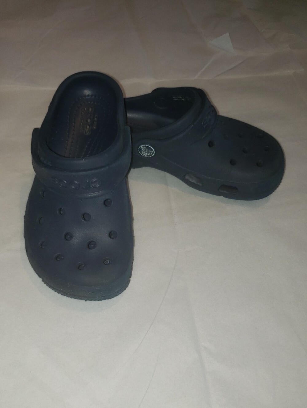 CROCS Kids Classic Clogs NAVY Size C11 Toddler Boy Unisex - Picture 9 of 10